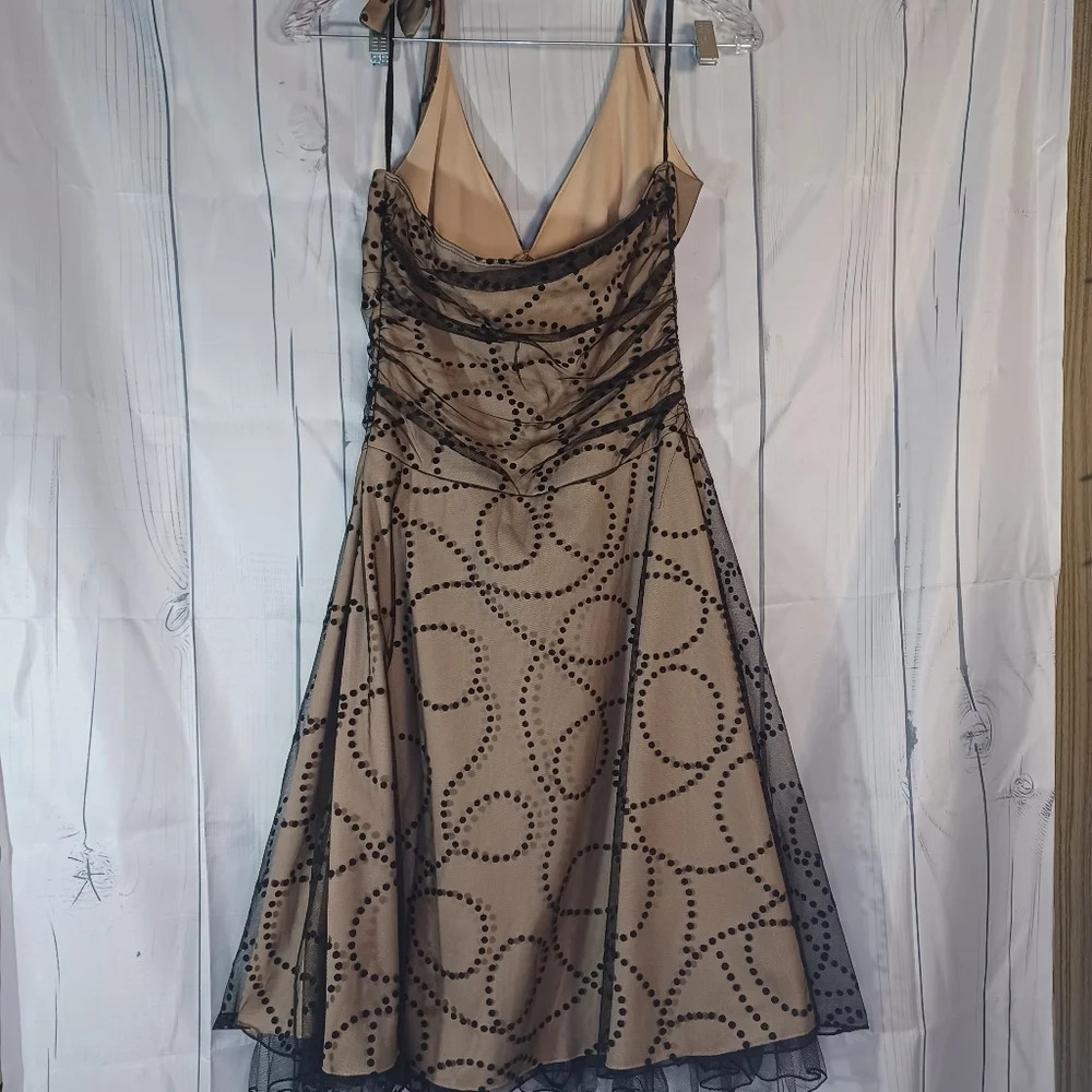 Ruby Rox Y2K Whimsigoth Halter Style Dress With Lace Overlay - Picture 5 of 9